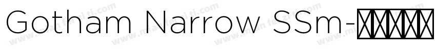 Gotham Narrow SSm字体转换